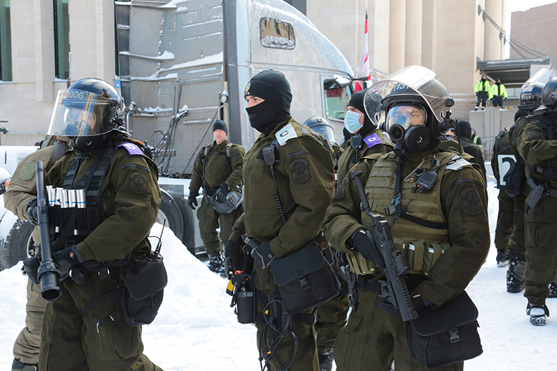 Freedom Convoy : Truckers Protest : Ottawa, Canada : Richard Moore : Photographer : Photojournalist